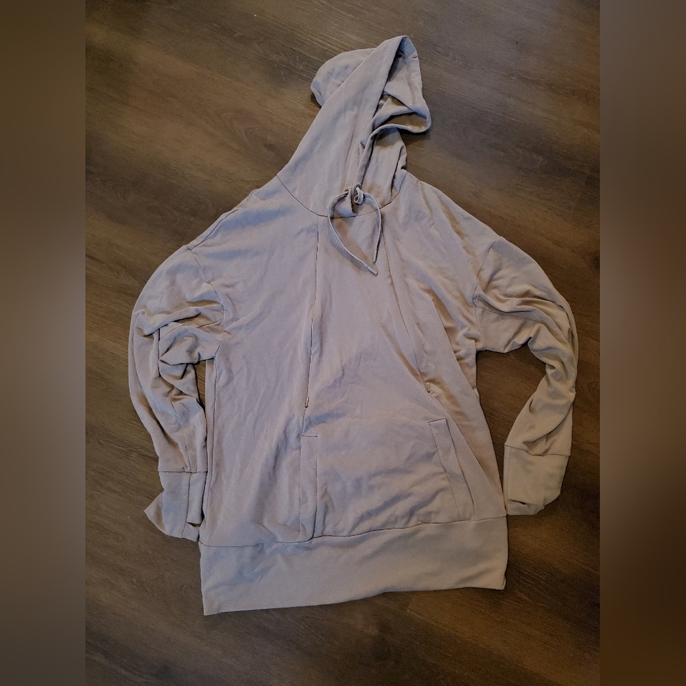 Kindred Bravely Bamboo Nursing Hoodie Xl Tan